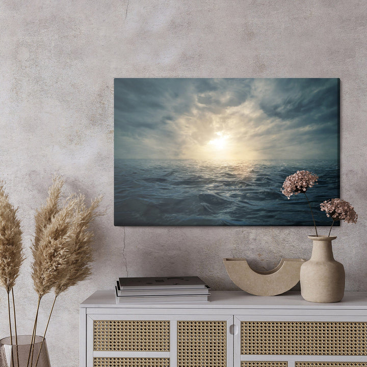 Kanva - Saulriets vētrainā jūrā, N-499 X-ART