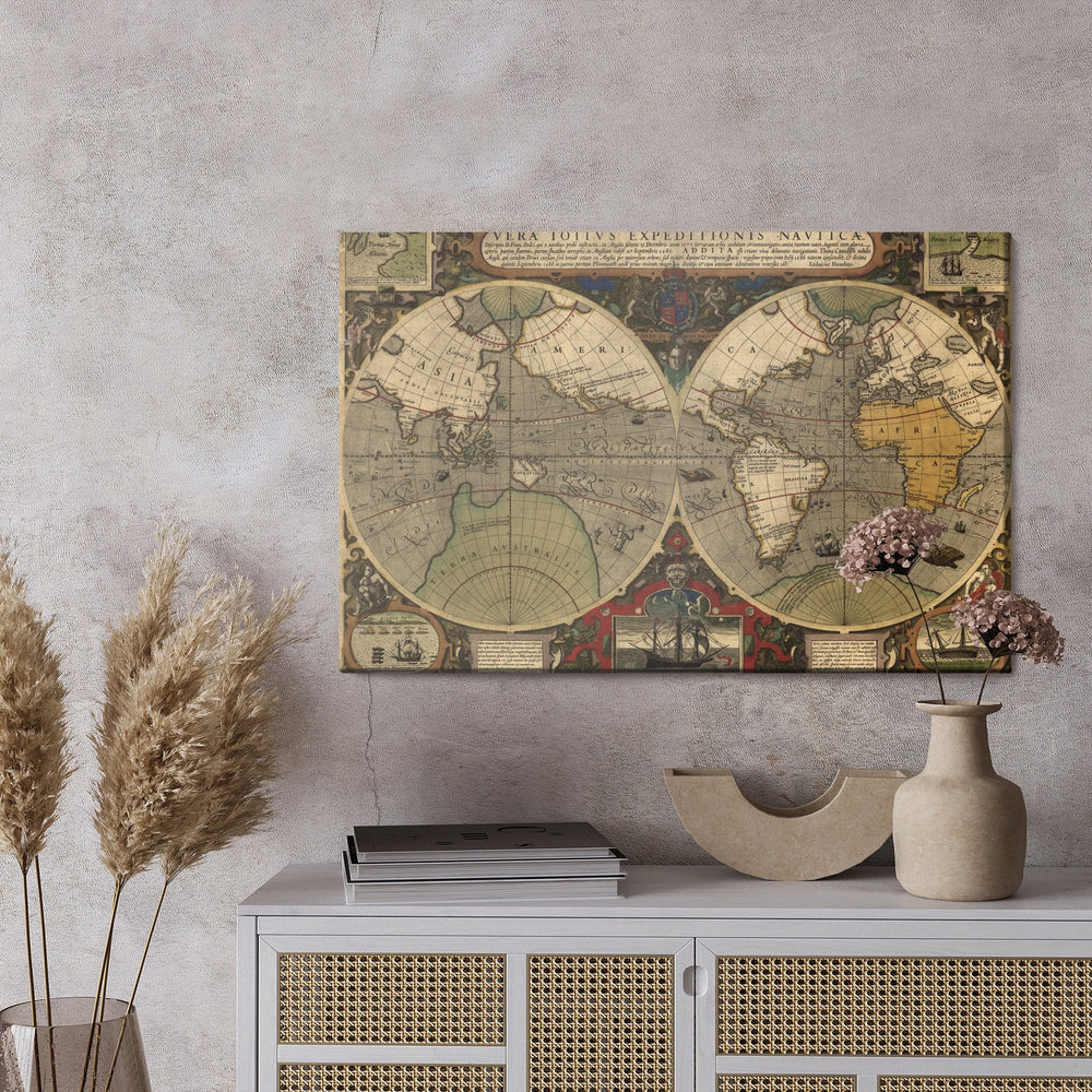 Kanva - Senā pasaules karte X-ART