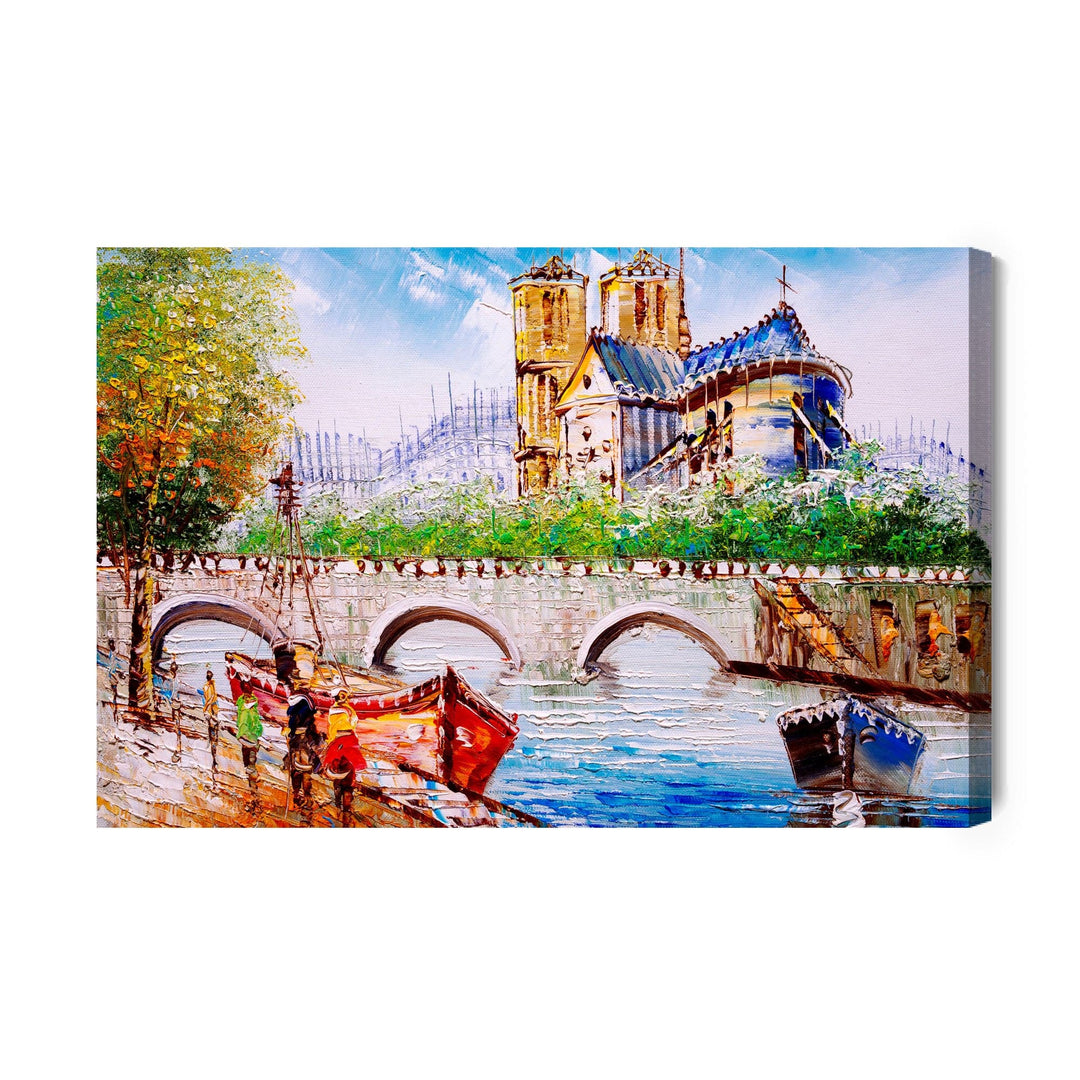 Kanva - Sēna upe Parīzē, N-1091 X-ART