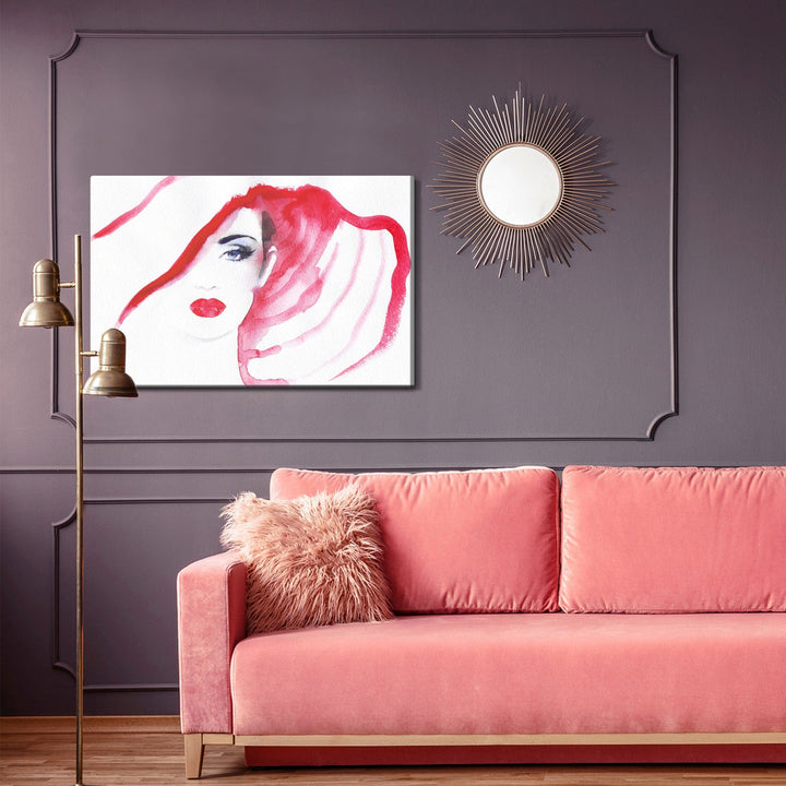 Kanva - Sievietes portrets ar cepuri, N-906 X-ART