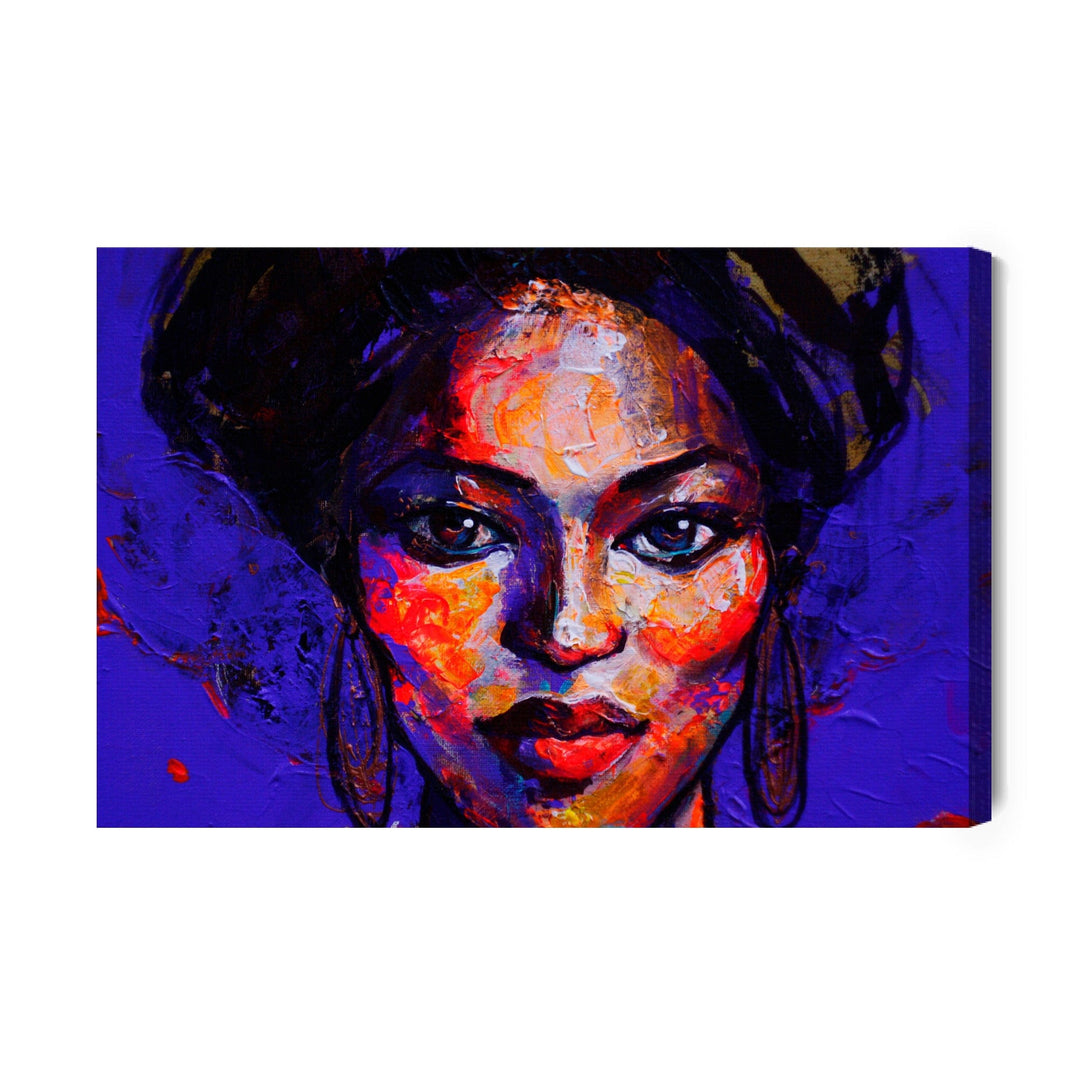 Kanva - Sievišķīgs portrets abstraktajā formā, N-953 X-ART