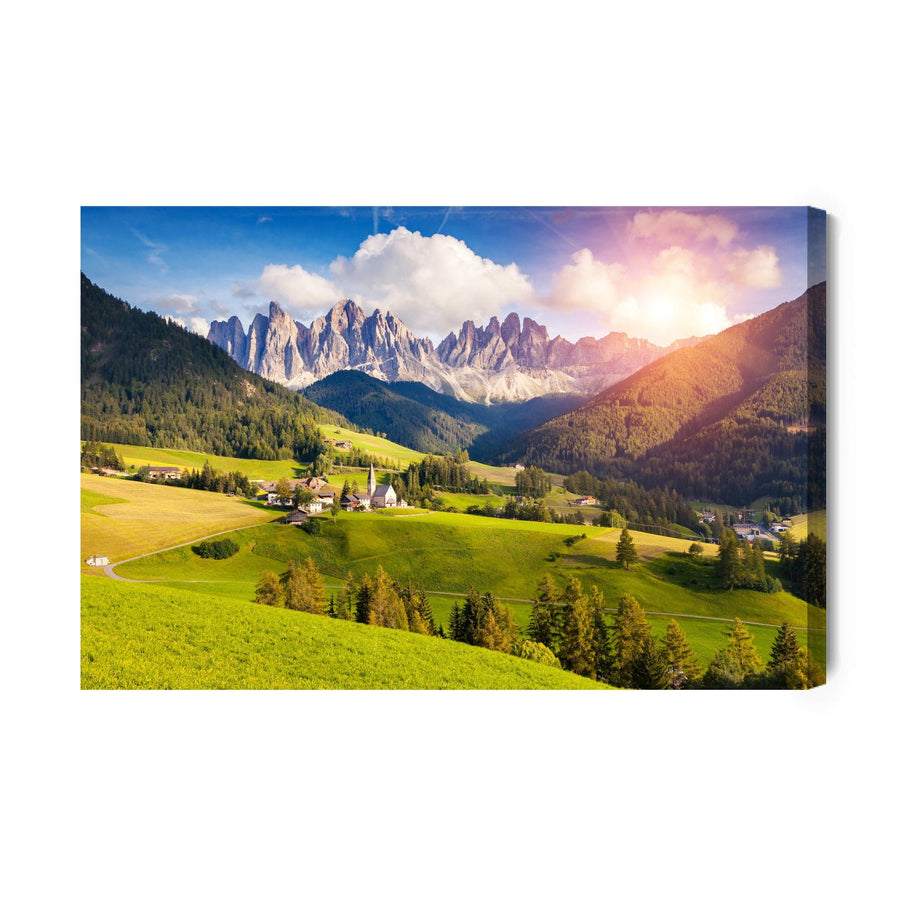 Kanva - Skaists kalnu ainavas skats, N-90 X-ART