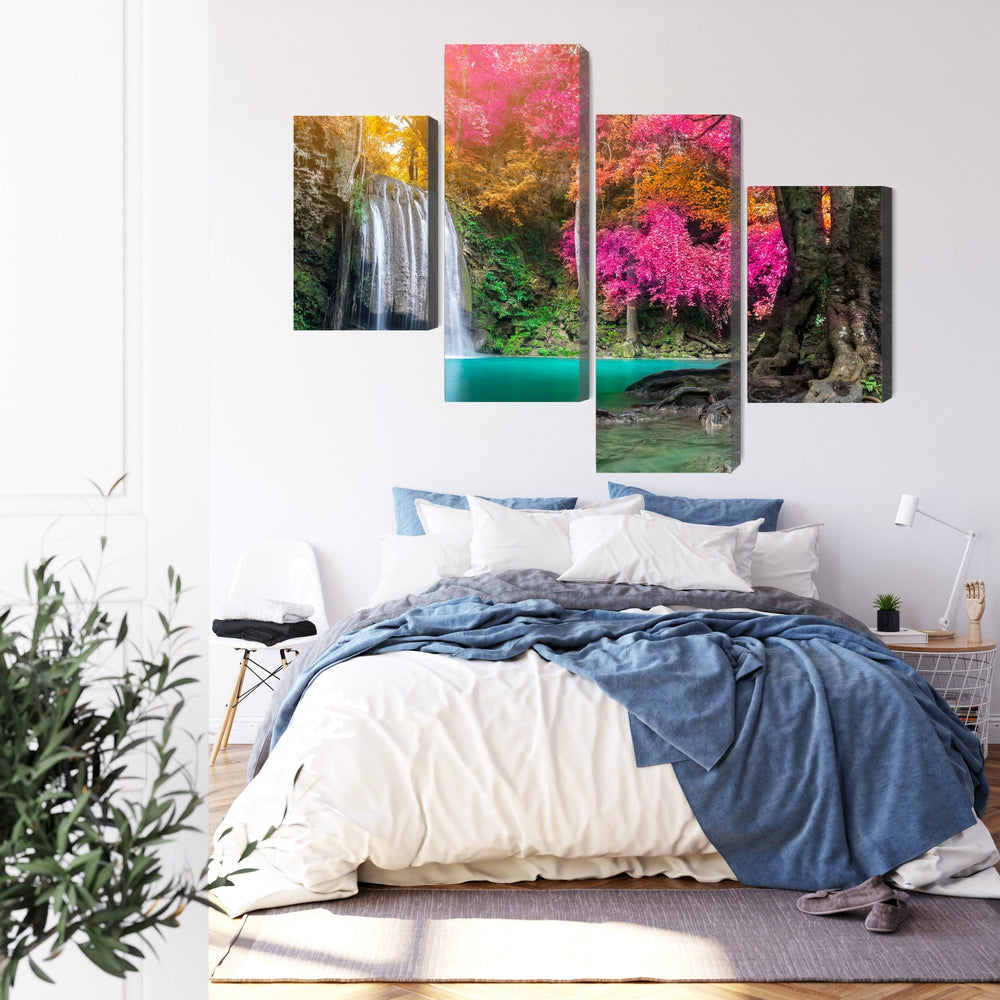 Kanva - Skaists meža ūdenskritums, N-3335 X-ART