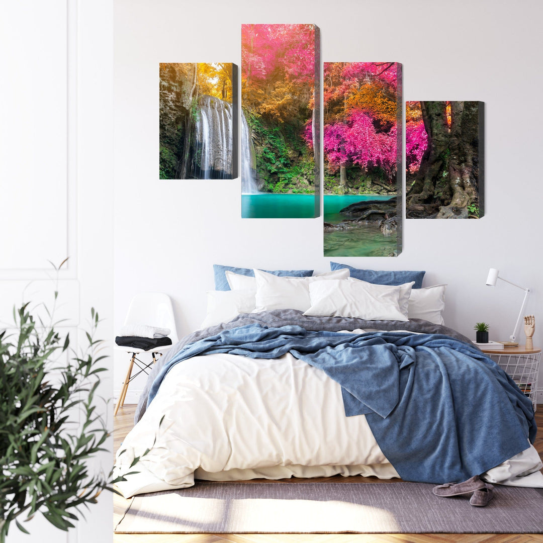 Kanva - Skaists meža ūdenskritums, N-3335 X-ART