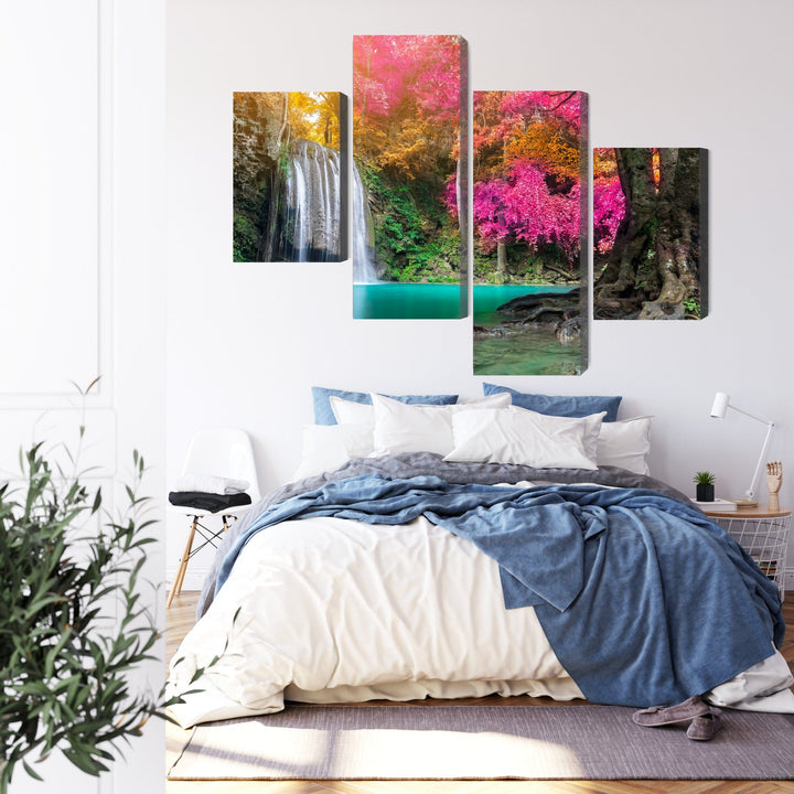 Kanva - Skaists meža ūdenskritums, N-3335 X-ART