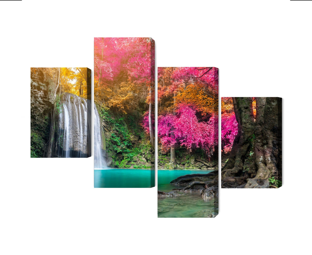 Kanva - Skaists meža ūdenskritums, N-3335 X-ART