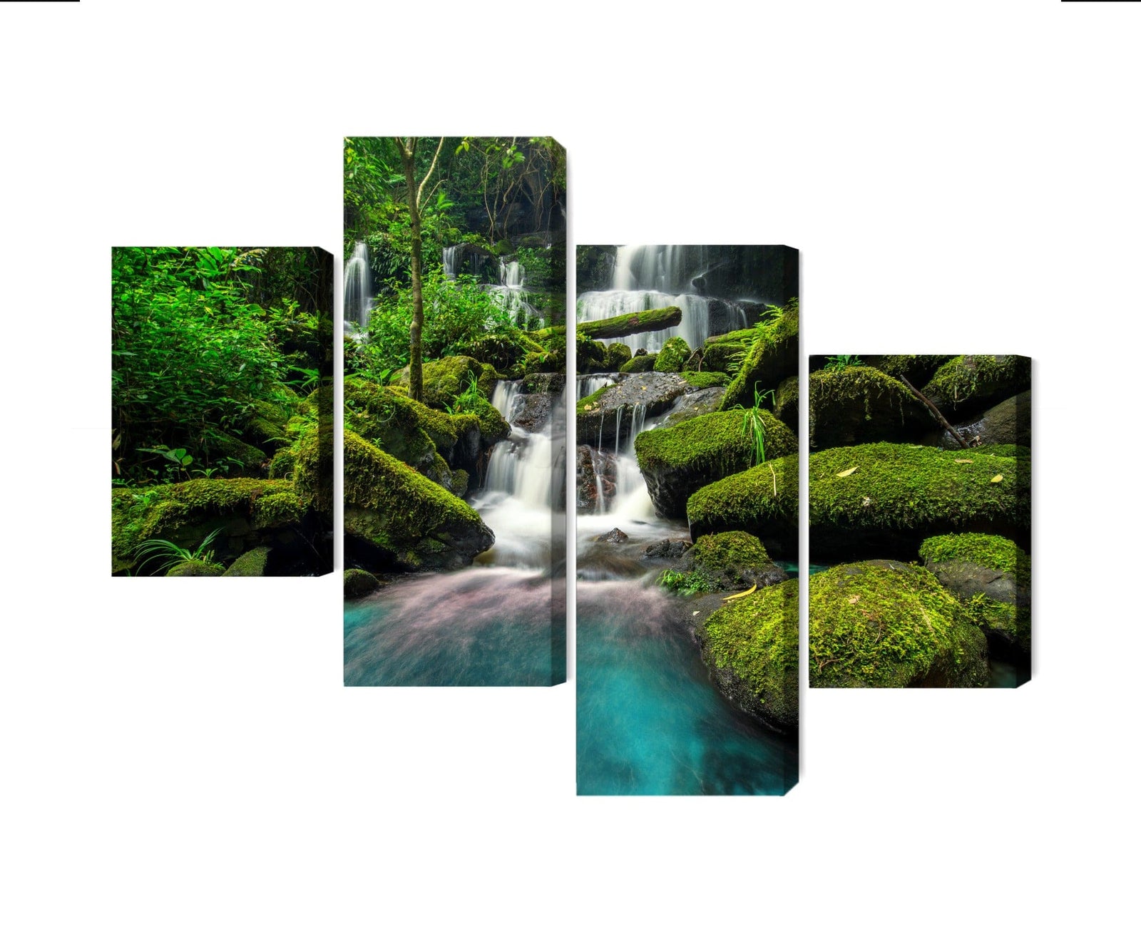 Kanva - Skaists ūdenskritums džungļos, N-3245 X-ART