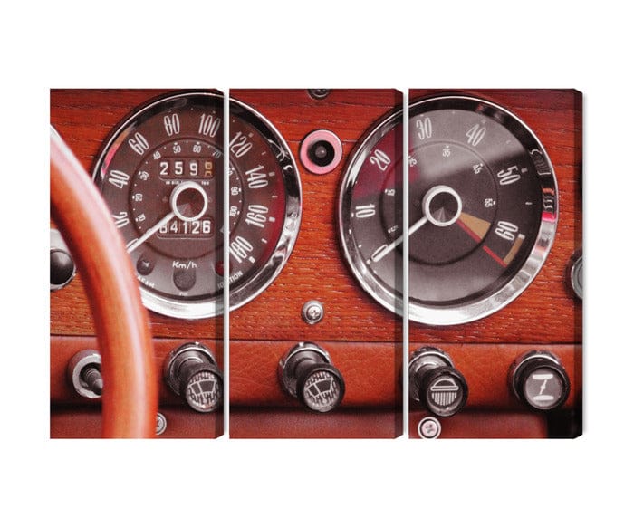 Kanva - Skaitītāji retro automašīnā, N-3397 X-ART