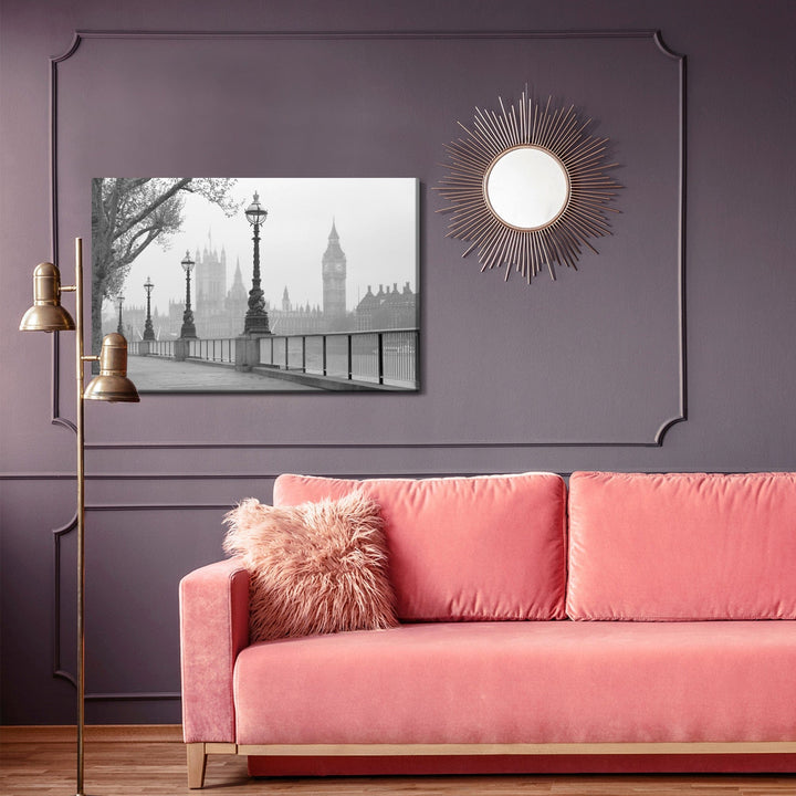 Kanva - Skats uz Big Benu un Vestminsteras pili, N-1278 X-ART