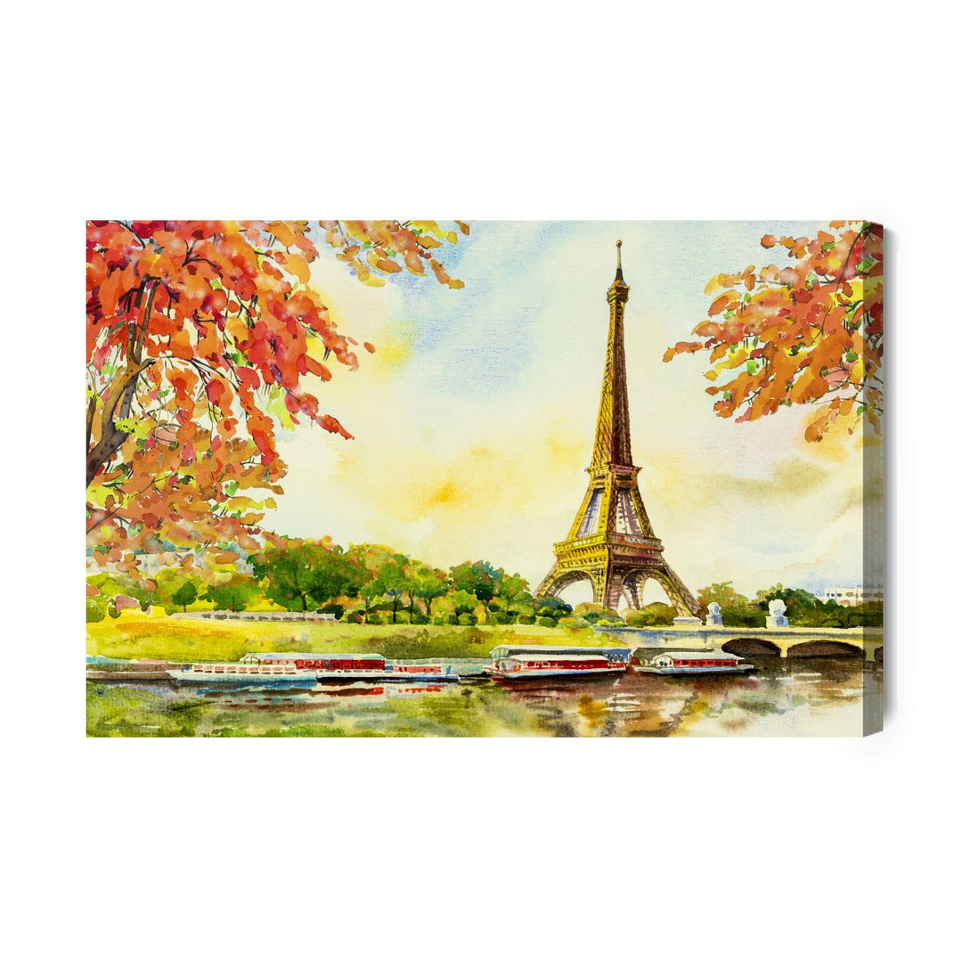 Kanva - Skats uz Eifeļa torni rudenī, N-1120 X-ART