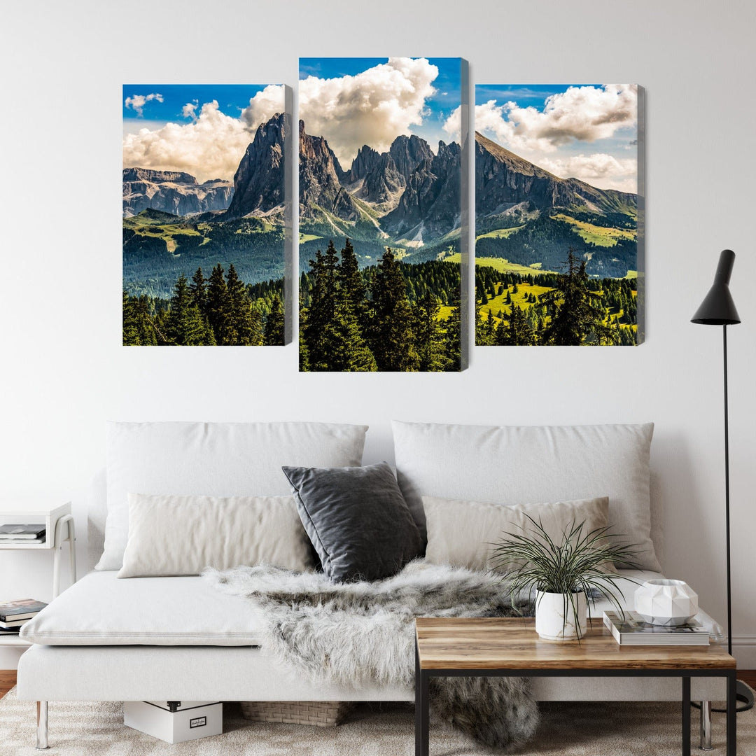 Kanva - Skats uz Itālijas Dolomītiem 3D, N-4446 X-ART