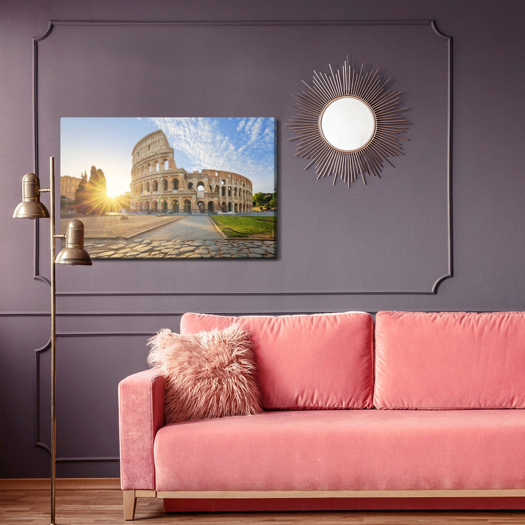 Kanva - Skats uz Kolizeju no rīta, N-1252 X-ART