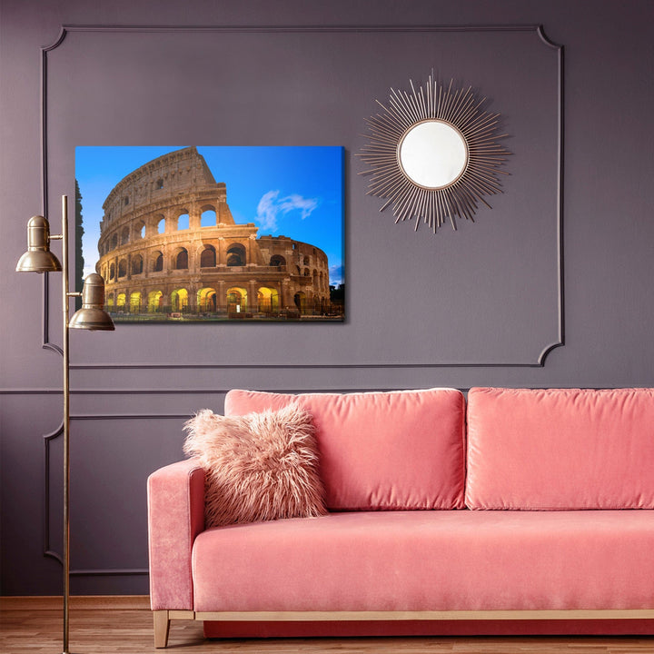 Kanva - Skats uz Kolizeju vakarā, N-1253 X-ART