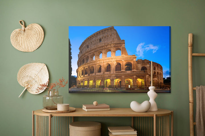 Kanva - Skats uz Kolizeju vakarā, N-1253 X-ART