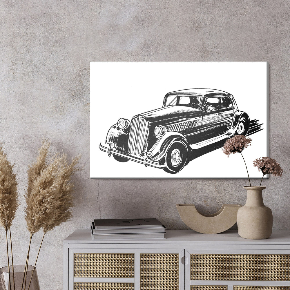 Kanva - Skicēts auto, N-433 X-ART