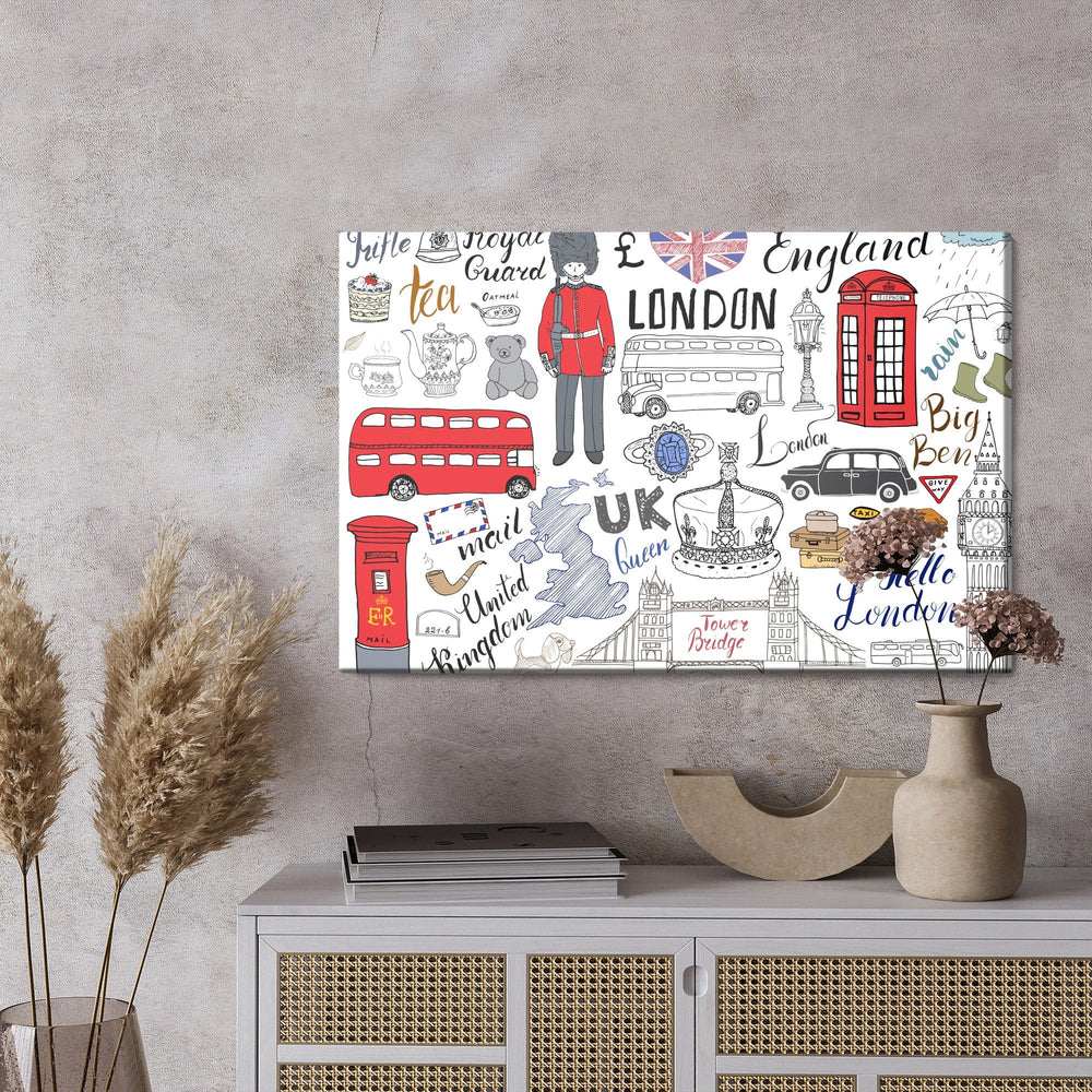 Kanva - Slaveni Londonas simboli, N-1290 X-ART