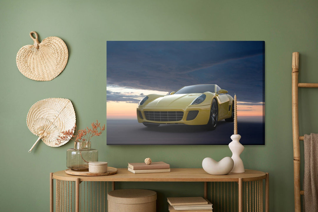 Kanva - Sporta auto un mākoņi, N-444 X-ART