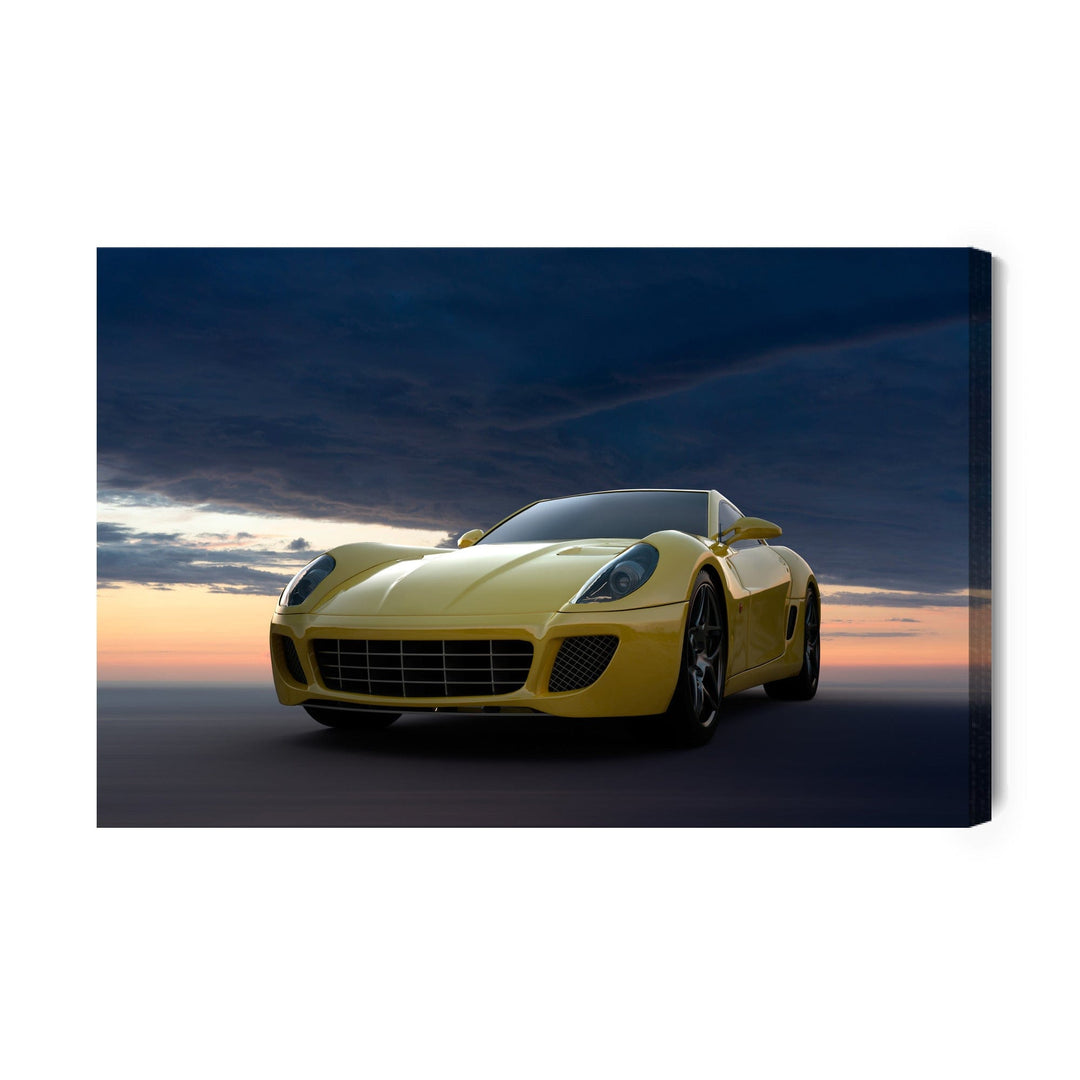 Kanva - Sporta auto un mākoņi, N-444 X-ART