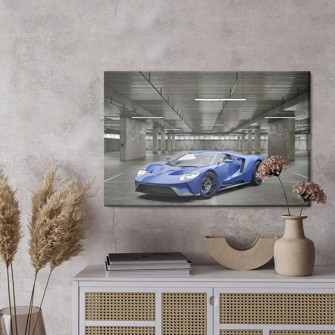 Kanva - Sporta automašīna garāžā, N-436 X-ART