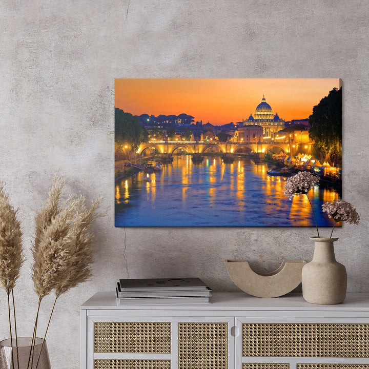 Kanva - Sv. Eņģelis Romā vakarā, N-1257 X-ART