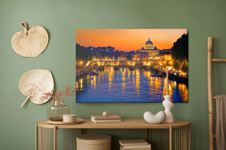 Kanva - Sv. Eņģelis Romā vakarā, N-1257 X-ART