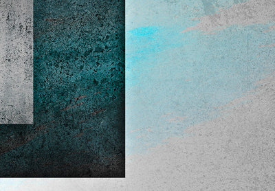 Kanva - Taisnstūris - tirkīzā un pelēkā krāsā, 144062 G-ART