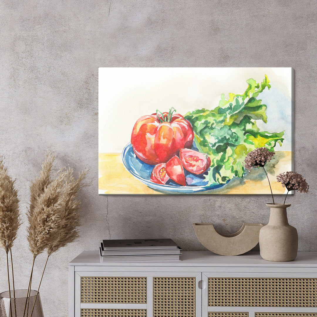 Kanva - Tomāts ar salātiem, N-661 X-ART