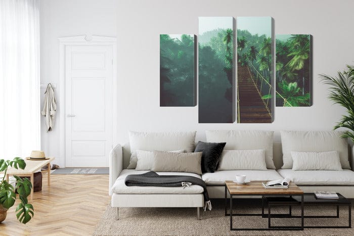 Kanva - Tropu meža virvju tilts, N-2001 X-ART