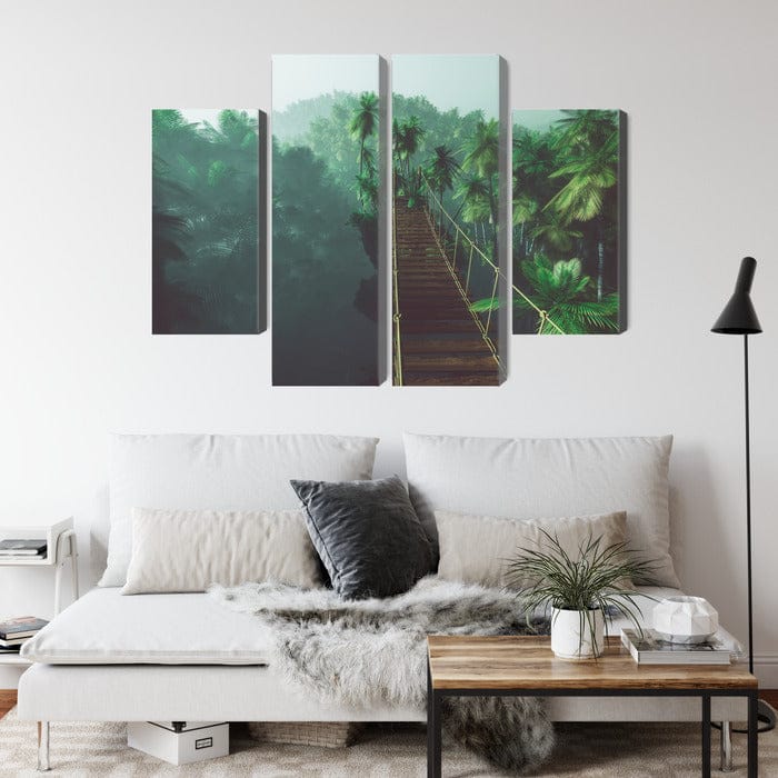 Kanva - Tropu meža virvju tilts, N-2001 X-ART