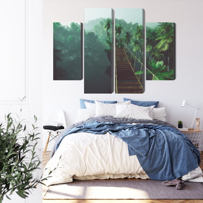 Kanva - Tropu meža virvju tilts, N-2001 X-ART