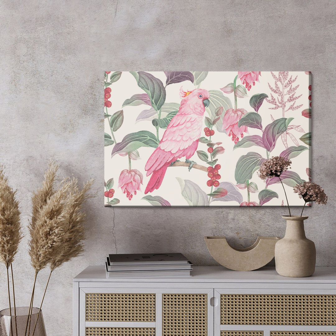 Kanva - Tropu rozā papagailis, N-838 X-ART