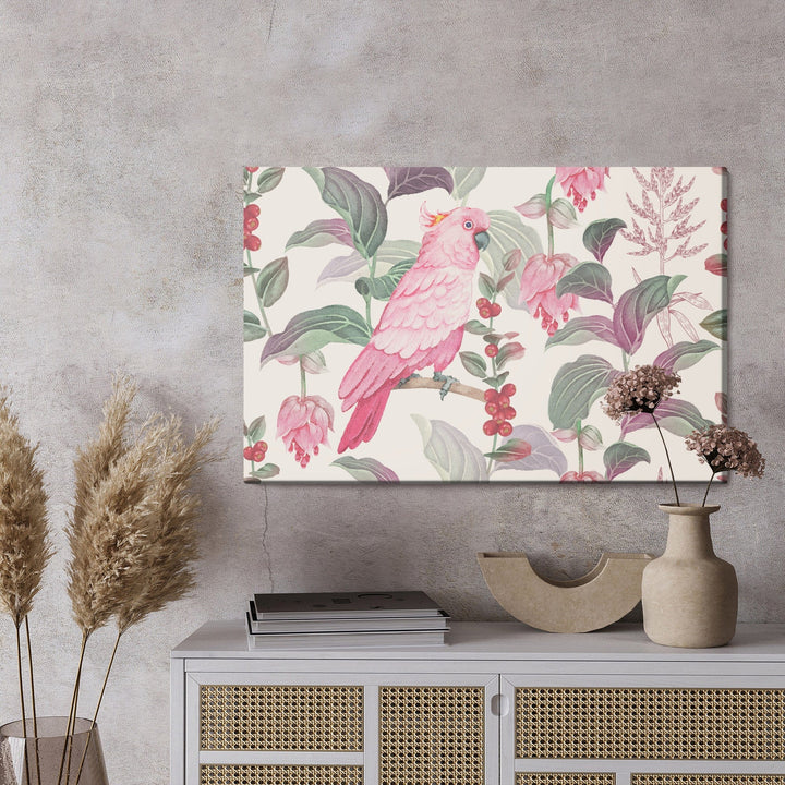 Kanva - Tropu rozā papagailis, N-838 X-ART