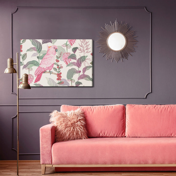 Kanva - Tropu rozā papagailis, N-838 X-ART