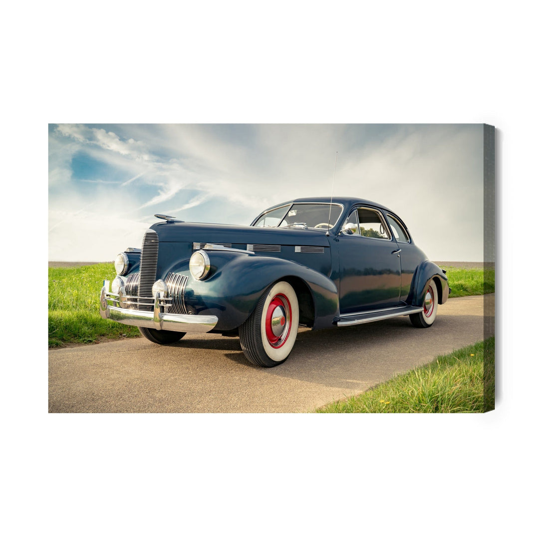 Kanva - Tumši zila vintage automašīna, N-419 X-ART