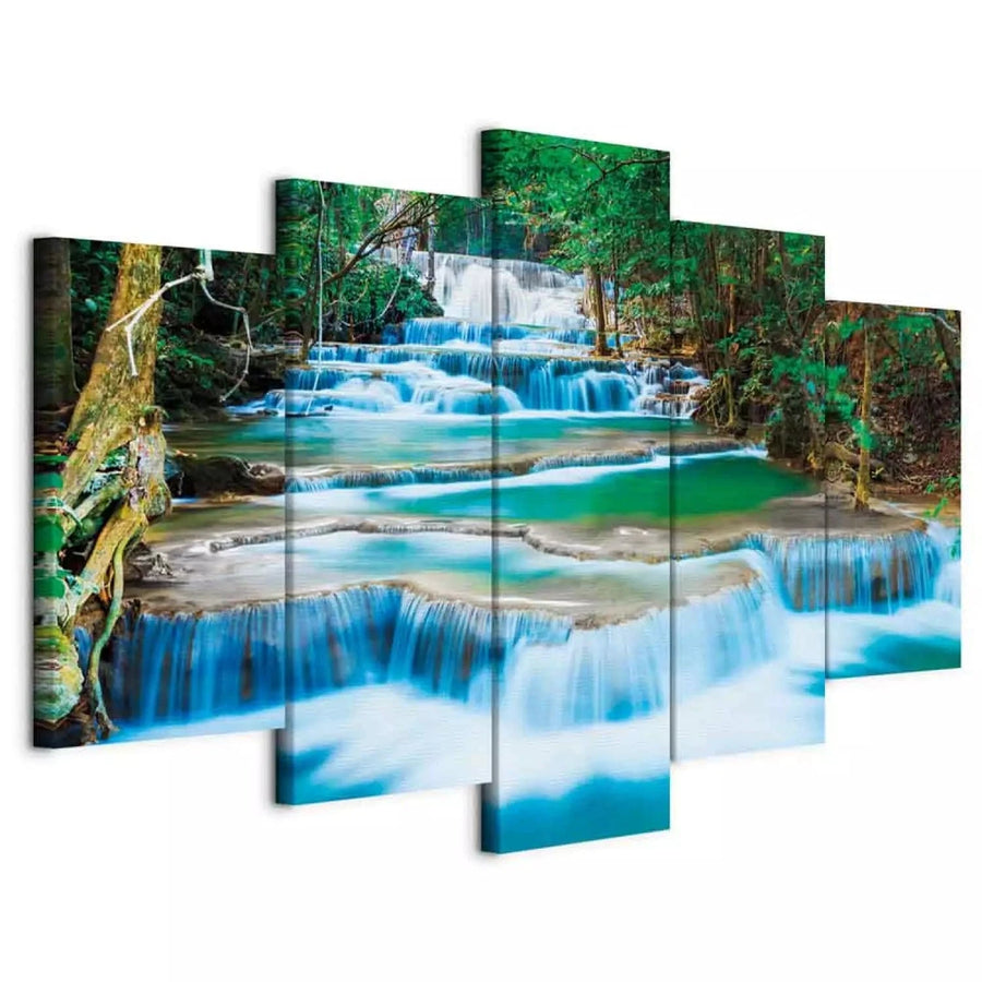 Kanva - Ūdenskritums Kanchanaburi, Taizemē - mierīgam interjeram G-ART
