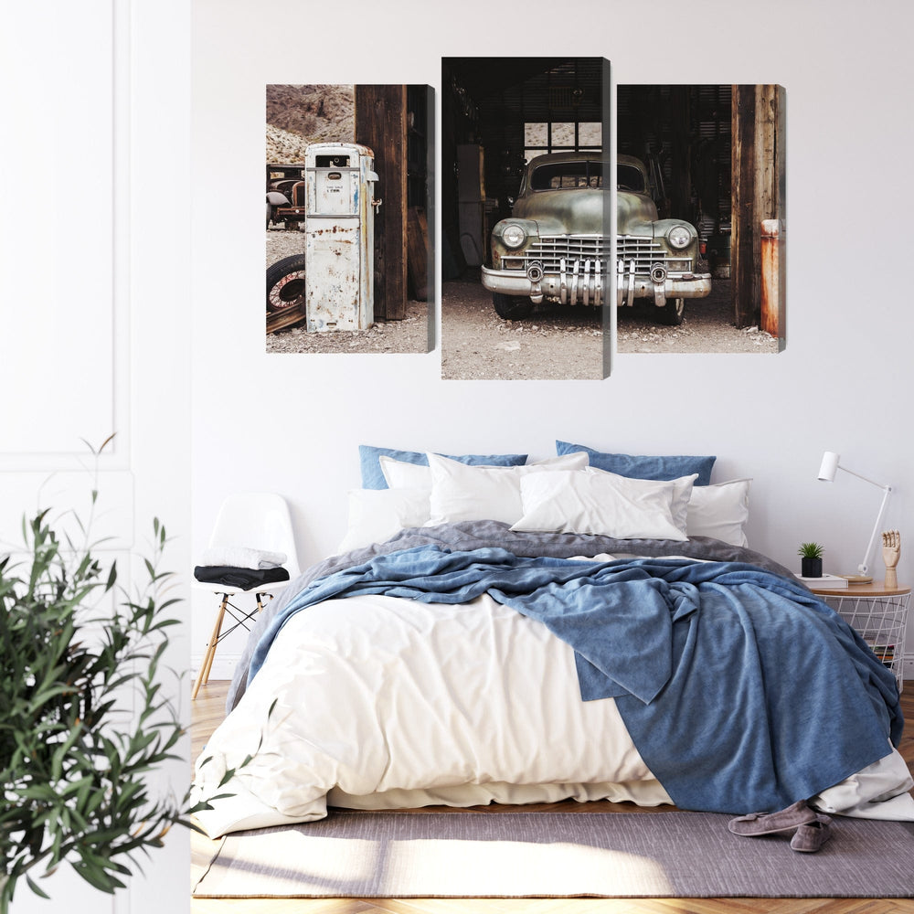 Kanva - Vecs auto vintāžas stilā, N-3418 X-ART