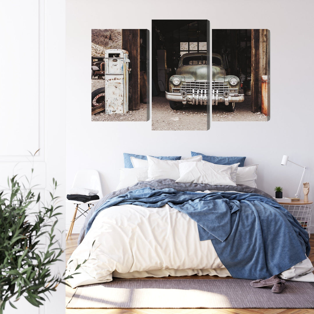 Kanva - Vecs auto vintāžas stilā, N-3418 X-ART