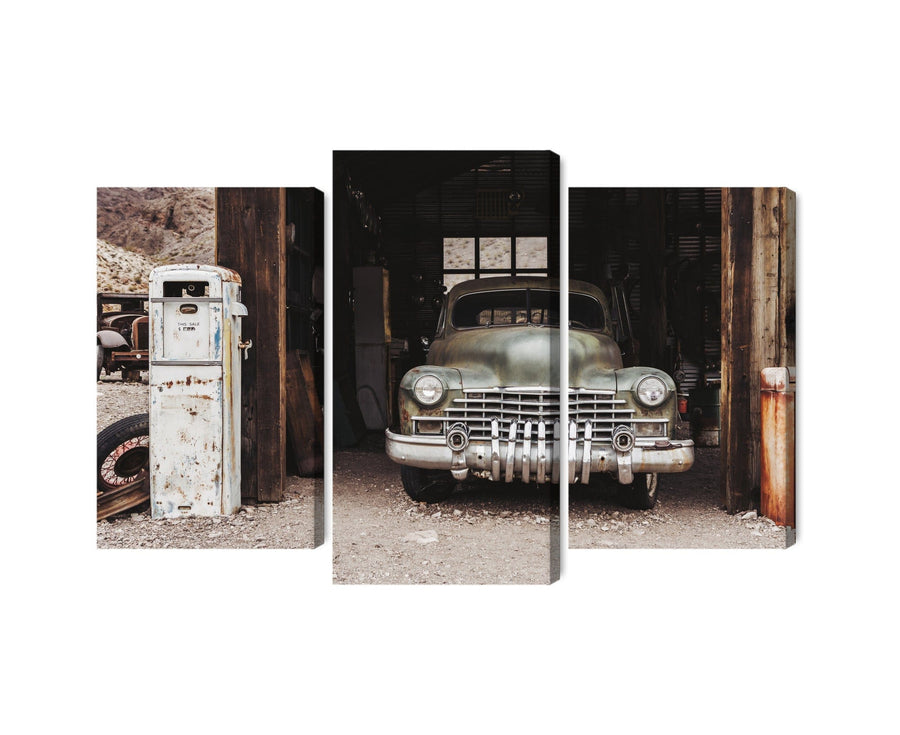 Kanva - Vecs auto vintāžas stilā, N-3418 X-ART