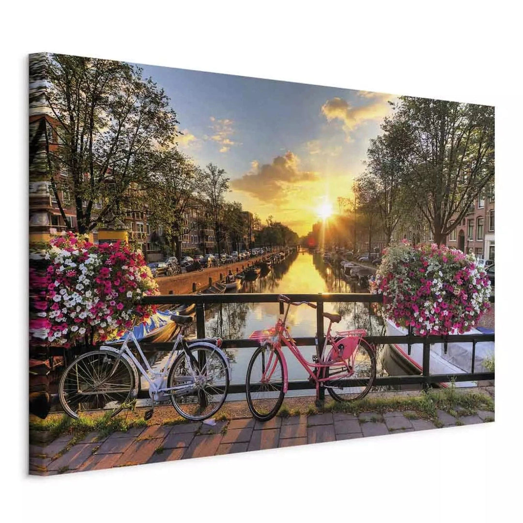 Kanva - Velosipēdu pilsēta - pilsētas upes ainava - Amsterdama, (x 1) G-ART