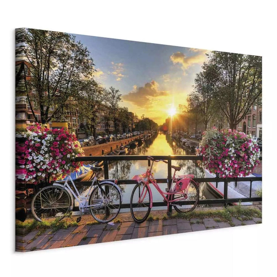 Kanva - Velosipēdu pilsēta - pilsētas upes ainava - Amsterdama, (x 1) G-ART