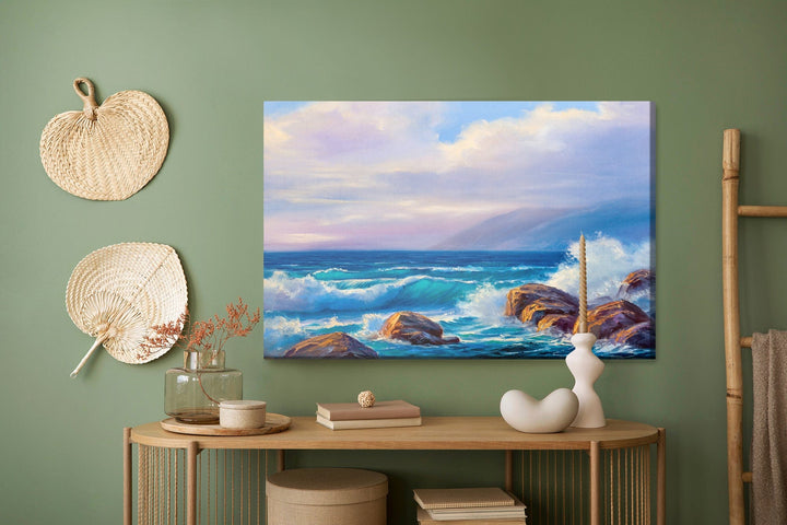 Kanva - Viļņi un akmeņi jūrā, N-586 X-ART