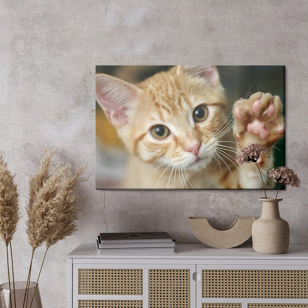 Kanva - Viļņojošs 3D kaķēns, N-1424 X-ART