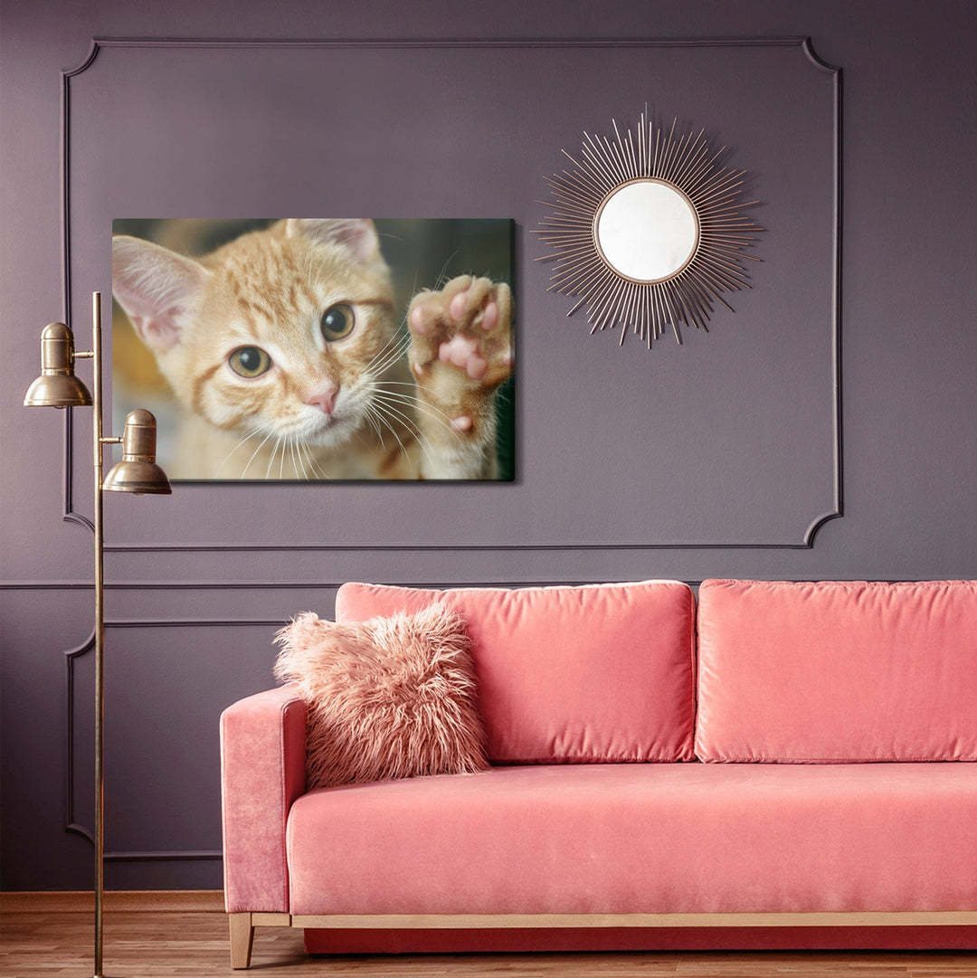 Kanva - Viļņojošs 3D kaķēns, N-1424 X-ART