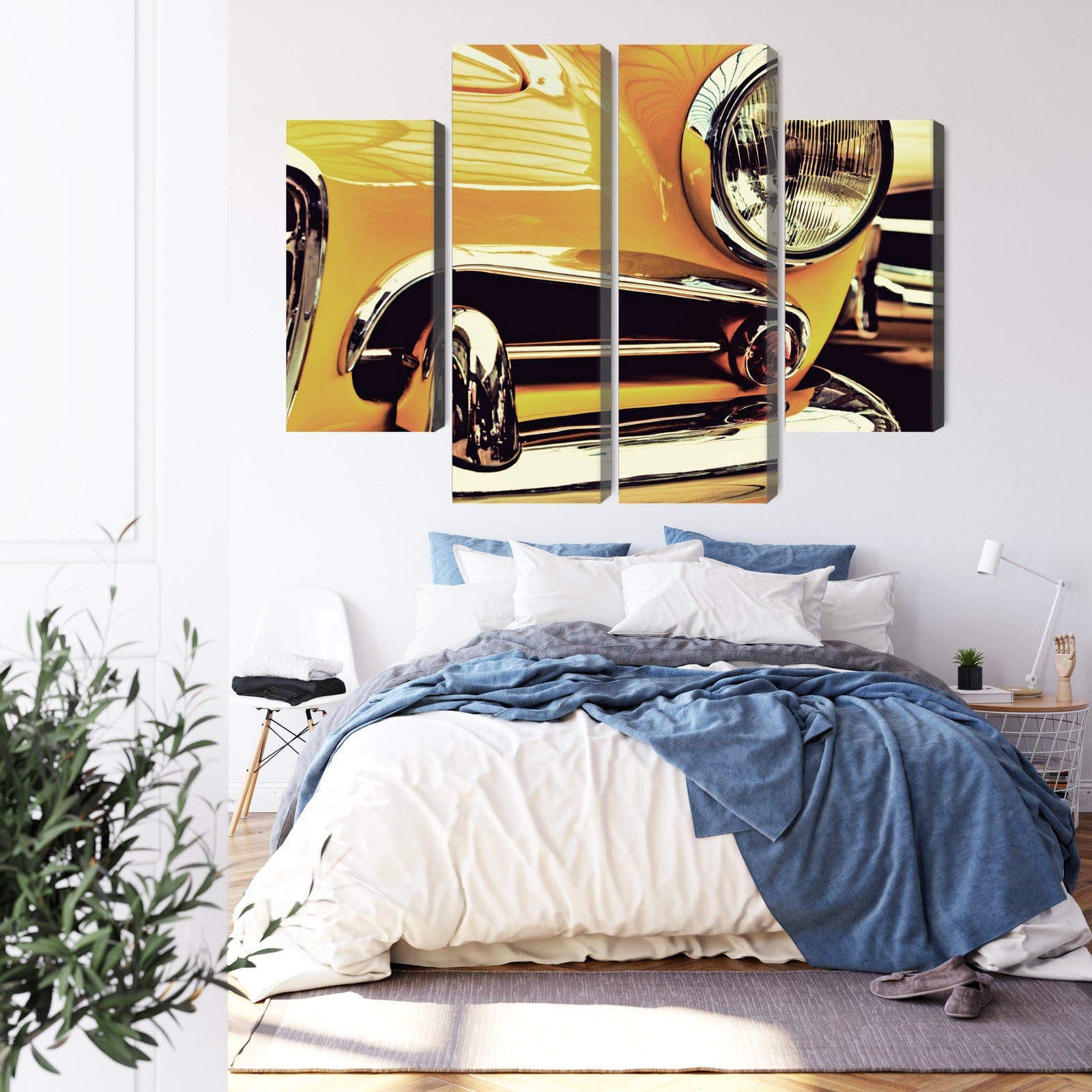 Kanva - Vintāžas automašīnas priekšpuse, N-3424 X-ART