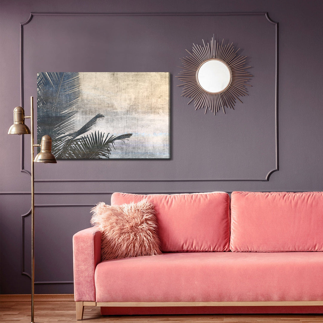 Kanva - Vintāžas palmu lapas, N-1598 X-ART