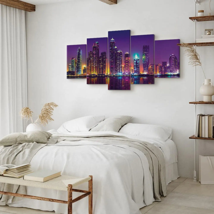 Glezna - Violetās naktis - Ņujorkā, (x5), 90561 ART XL