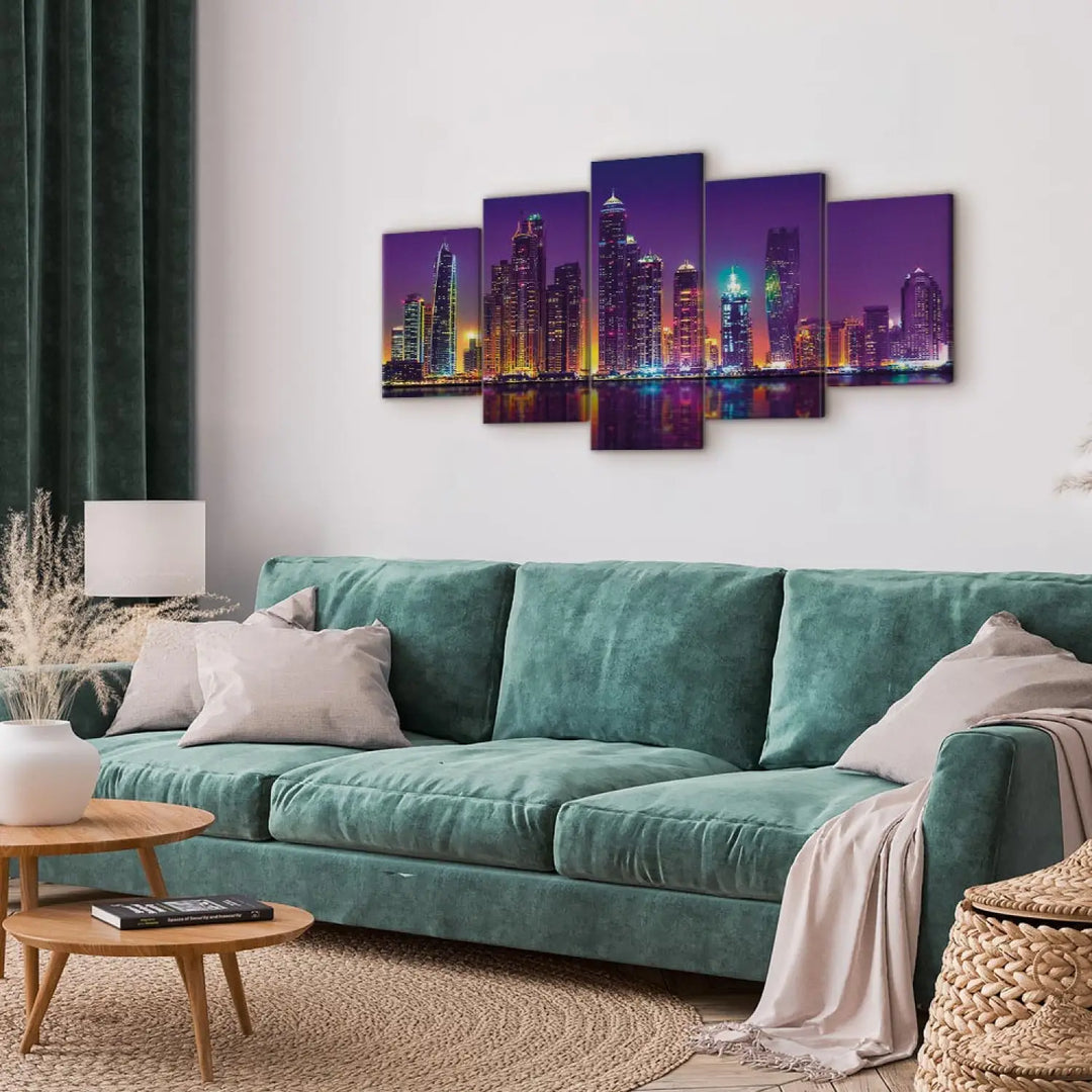 Glezna - Violetās naktis - Ņujorkā, (x5), 90561 ART XL