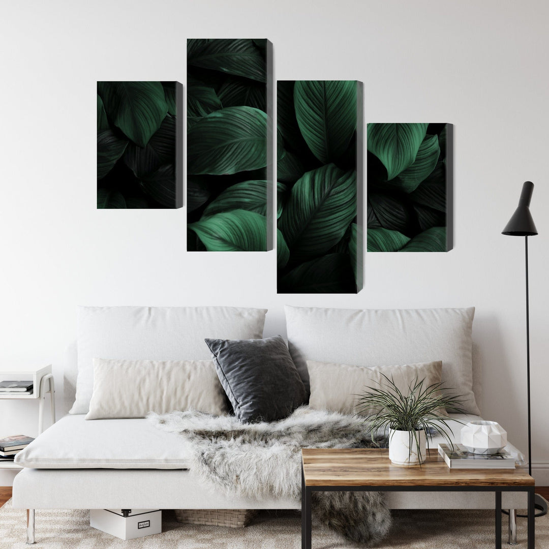 Kanva - Zaļas lapas makro mērogā, N-3716 X-ART