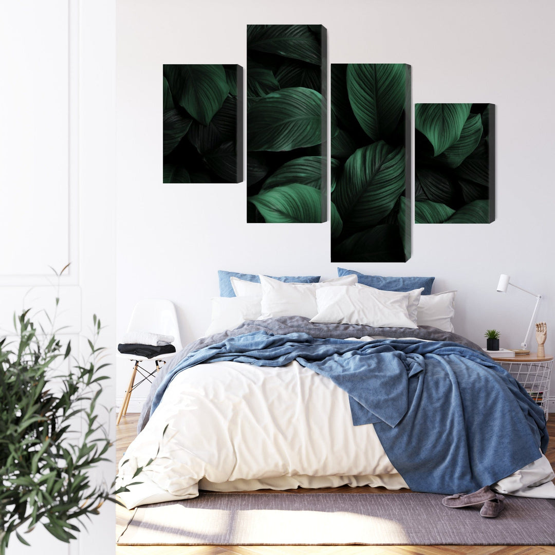 Kanva - Zaļas lapas makro mērogā, N-3716 X-ART