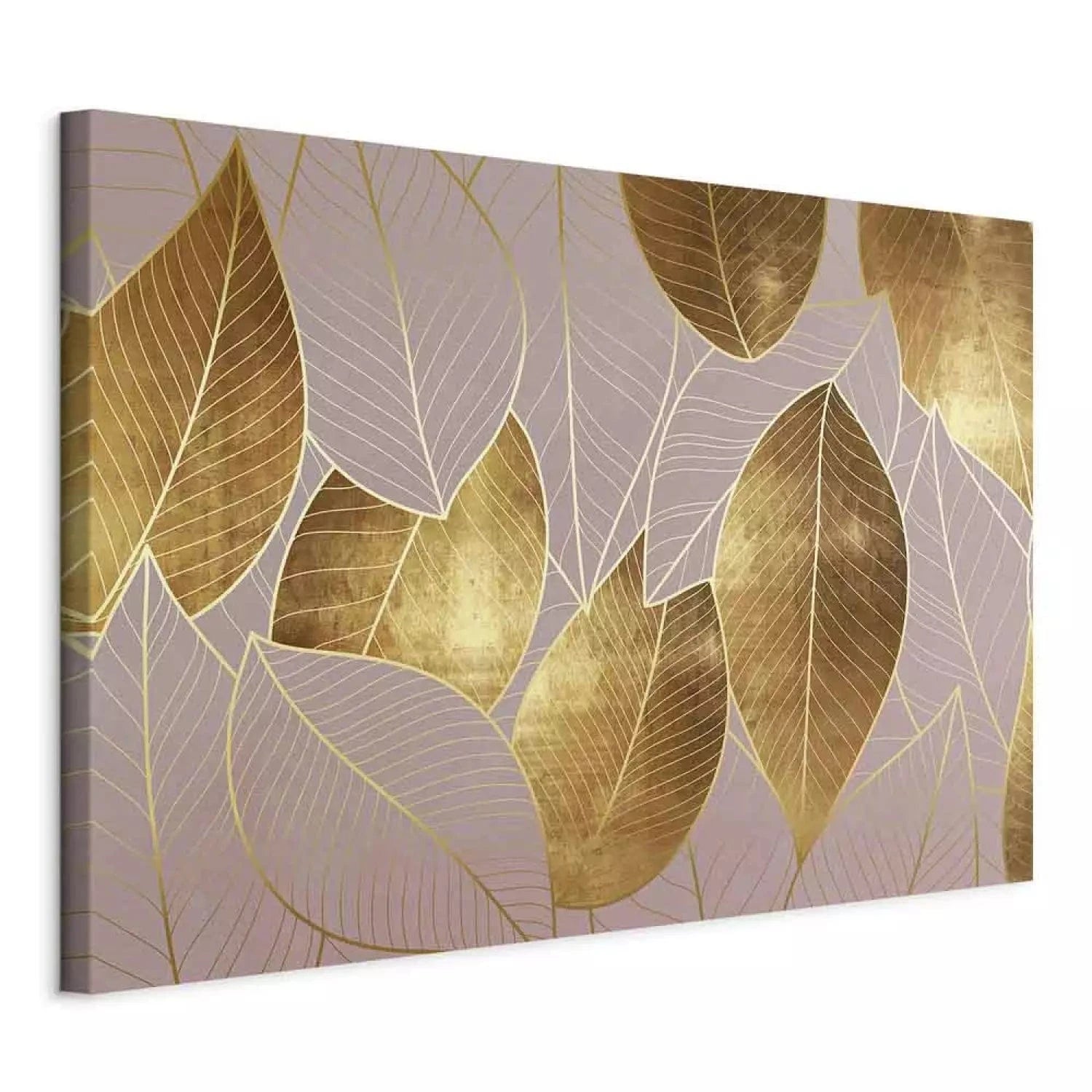 Glezna - Violeti zelta raksts ar lapām (x 1), 135692 G-ART